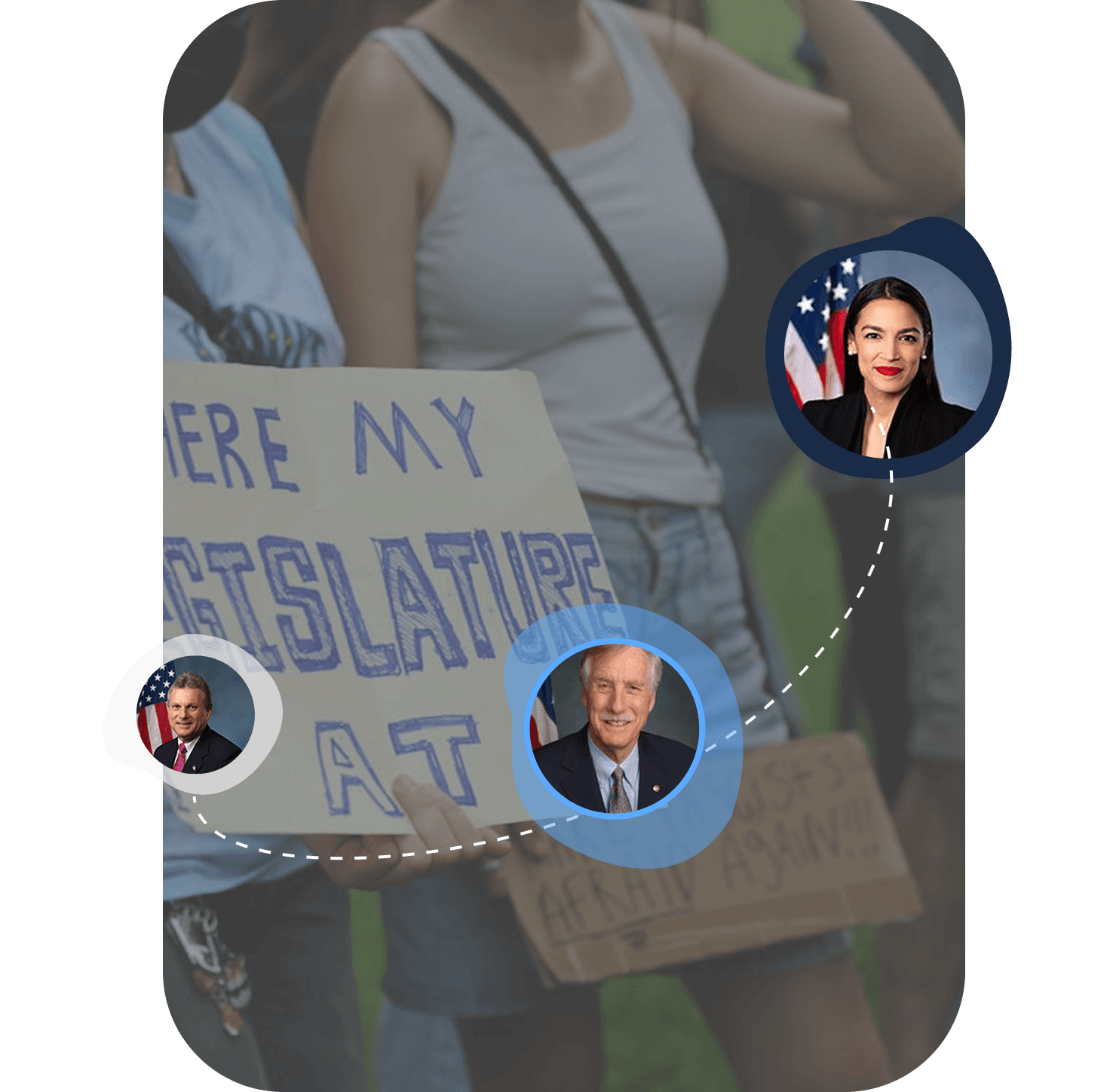 Elected officials' voting records and congressional bill tracking