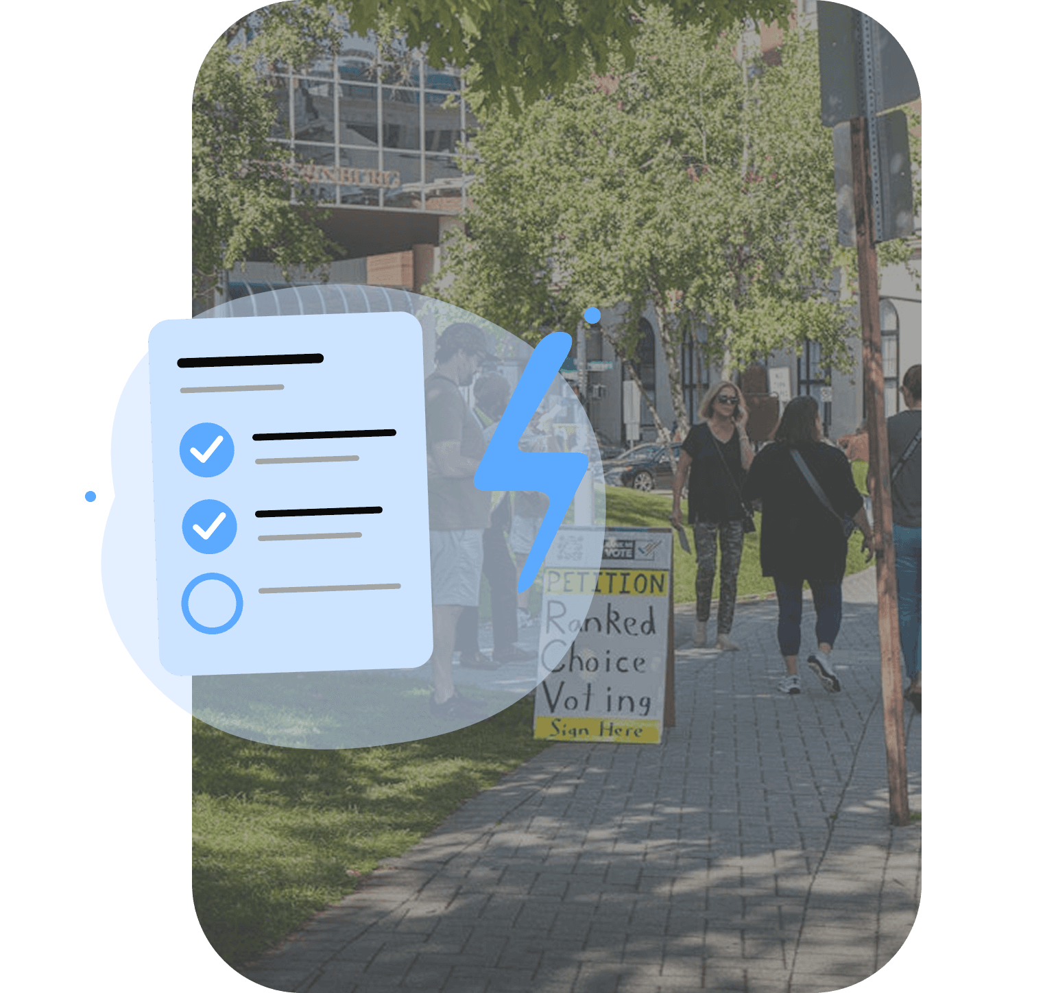 Actionable next steps for civic engagement on current topics